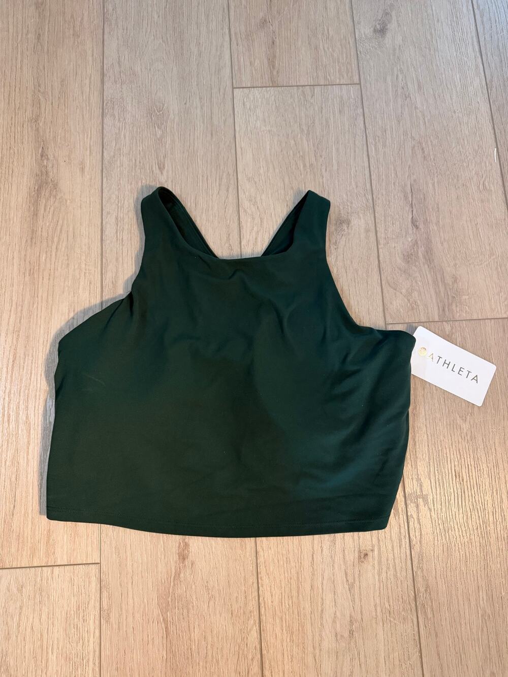 Athleta Conscious Crop Bra in Cyprus Sz 1X NWT - Picture 2 of 7